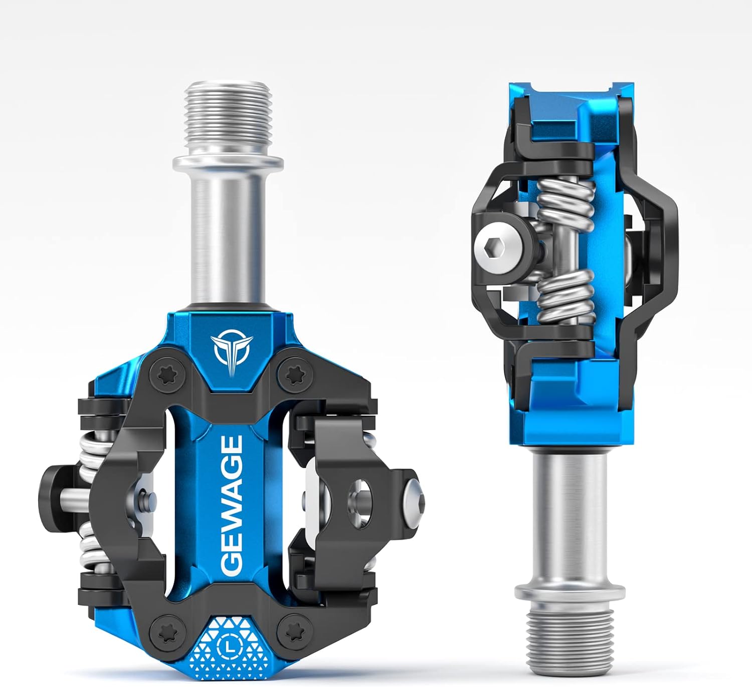 lightweight bike pedals Mountain Bike Pedals -Clipless Pedals with Cleats -Lightweight Cliples – GEWAGE