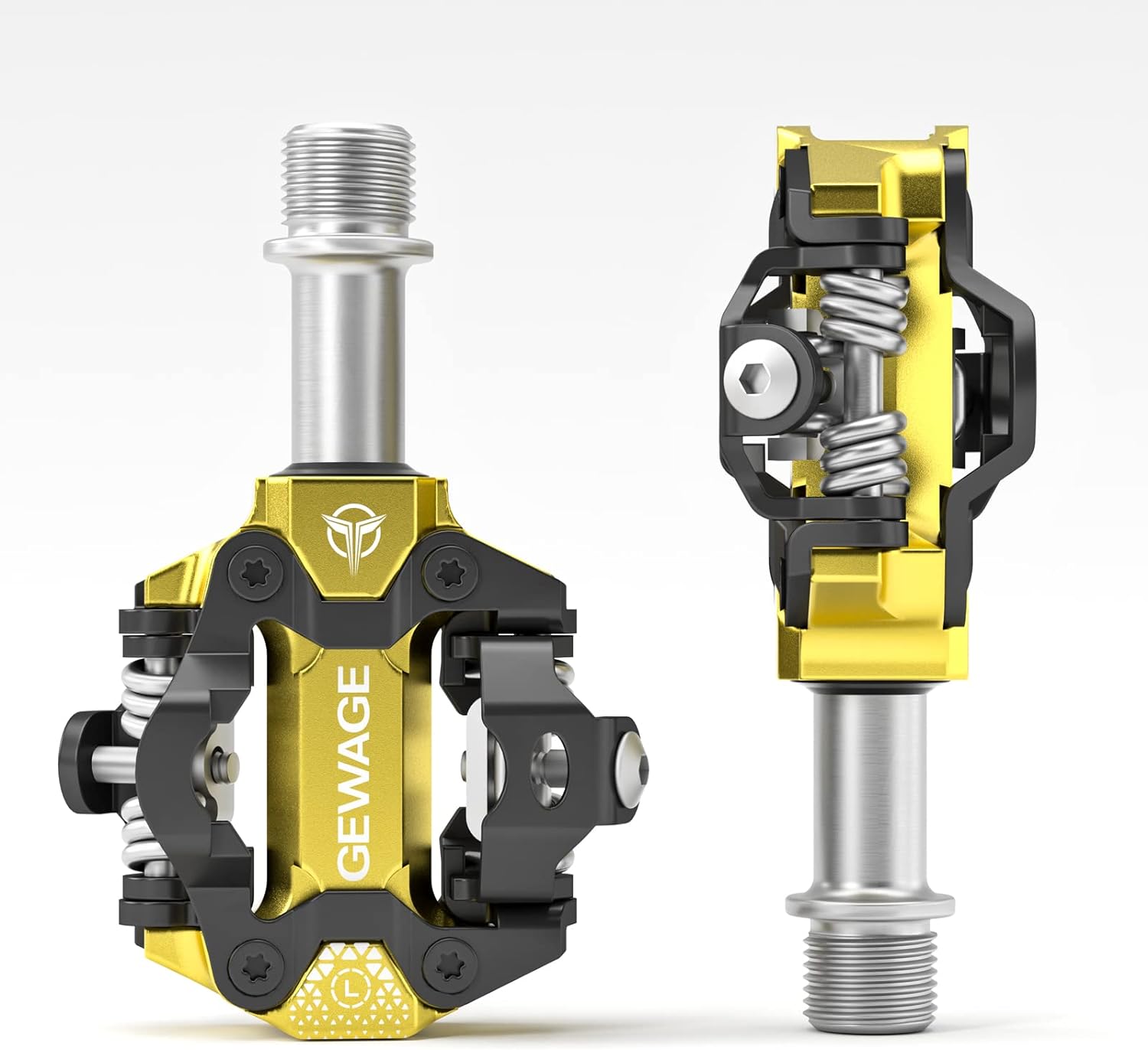 bike pedals price Mountain Bike Pedals -Clipless Pedals with Cleats -Lightweight Cliples – GEWAGE