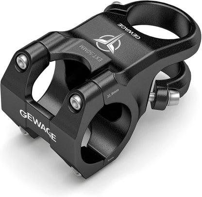 GEWAGE 31.8 Bike Stem Mountain Bike Stem -8 Degree Short Handlebar Stem Drop for Road Bike, Mountain Bike, MTB, BMX