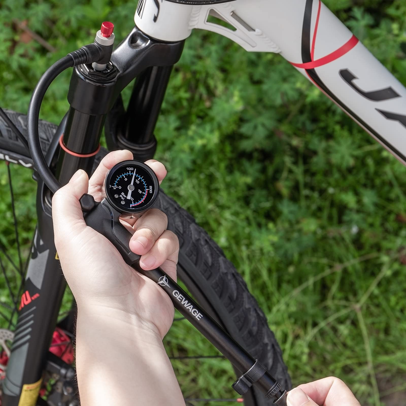 Fork Shock Suspension Pumps For Mountain Bikes RockShox High