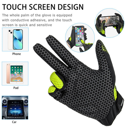 Cycling Gloves for Men/Women- Touch Screen Biking Gloves - Road Mountain Bike Bicycle Motorcycle Gloves for Fitness Cycling Training Outdoor Sports